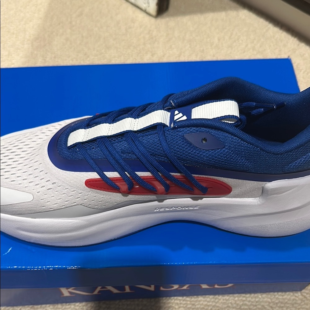 White and Blue Kansas sneakers